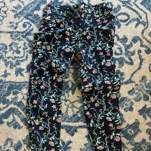 LOFT work pant with Floral Pattern